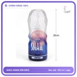 Âm Đạo Snail Trong Suốt chính hãng - silicone mềm mại, chất liệu an toàn cho da, dễ vệ sinh - giao hàng che tên kín đáo