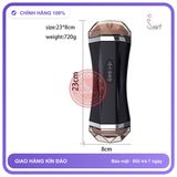 Âm Đạo 2 Đầu Luba Mini chính hãng - 15 chế độ rung, rung êm không tiếng động, silicone cao cấp - giao hàng che tên kín đáo