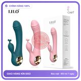 Dương Vật Kiểu Lilo Rung chính hãng - 12 chế độ rung, sạc USB, silicone y tế - giao hàng che tên kín đáo