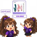 Dương Vật Kiểu Lilo Rung chính hãng - 12 chế độ rung, sạc USB, silicone y tế - giao hàng che tên kín đáo