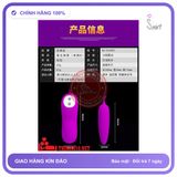 Trứng Rung Prettylove Harriet 1 Trứng chính hãng - silicone mềm mại, chất liệu an toàn cho da, dễ vệ sinh - giao hàng che tên kín đáo