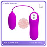 Trứng Rung Prettylove Eunice 1 Trứng chính hãng - 12 chế độ rung, rung êm không tiếng động, silicone cao cấp - giao hàng che tên kín đáo