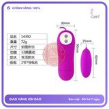 Trứng Rung Prettylove Eunice 1 Trứng chính hãng - 12 chế độ rung, rung êm không tiếng động, silicone cao cấp - giao hàng che tên kín đáo