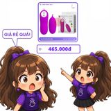 Trứng Rung Prettylove Eunice 1 Trứng chính hãng - 12 chế độ rung, rung êm không tiếng động, silicone cao cấp - giao hàng che tên kín đáo