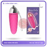 Trứng Rung Hồng Sexy Baby chính hãng - điều khiển từ xa, rung êm không tiếng động, silicone cao cấp - giao hàng che tên kín đáo