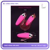 Trứng Rung Hồng Sexy Baby chính hãng - điều khiển từ xa, rung êm không tiếng động, silicone cao cấp - giao hàng che tên kín đáo