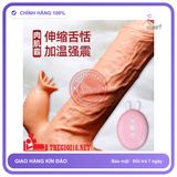 Dương Vật Đóng DILDO Nhánh rung nhấp chuyển động đẩy tới và lui chính hãng - rung nhấp chuyển động đẩy tới và lui tự động, chất liệu an toàn cho da, dễ vệ sinh - giao hàng che tên kín đáo