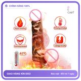 Dương Vật Đóng Yeain Ngoáy Điều Khiển Từ Xa Tốt chính hãng - có sưởi ấm, silicone mềm mại, chất liệu an toàn cho da - giao hàng che tên kín đáo