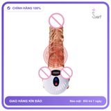 Dương Vật Đóng Yeain Ngoáy Điều Khiển Từ Xa Tốt chính hãng - có sưởi ấm, silicone mềm mại, chất liệu an toàn cho da - giao hàng che tên kín đáo