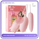Bộ Trứng Rung Lưỡi Liếm 3 Trứng chính hãng - sạc USB, chống nước, silicone mềm mại - giao hàng che tên kín đáo