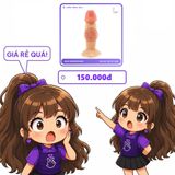 Dương Vật Đóng Mini không Rung chính hãng - chất liệu an toàn cho da, dễ vệ sinh, êm ái khi dùng - giao hàng che tên kín đáo