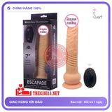 Dương Vật Đóng Tường ESCAPADE rung nhấp chuyển động đẩy tới và lui chính hãng - sạc USB, điều khiển từ xa, rung nhấp chuyển động đẩy tới và lui tự động - giao hàng che tên kín đáo