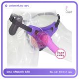 Dương Vật Đeo Harness-Silicone Dildo 6.3 chính hãng - sạc USB, điều khiển từ xa, silicone y tế - giao hàng che tên kín đáo