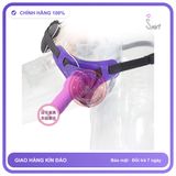 Dương Vật Đeo Harness-Silicone Dildo 6.3 chính hãng - sạc USB, điều khiển từ xa, silicone y tế - giao hàng che tên kín đáo