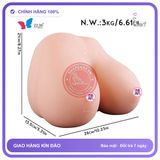 Khối Âm Đạo Hình Ngực 3kg chính hãng - chất liệu an toàn cho da, dễ vệ sinh, êm ái khi dùng - giao hàng che tên kín đáo