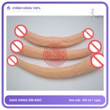 Dương Vật 2 Đầu không Rung chính hãng - silicone cao cấp, chất liệu an toàn cho da, dễ vệ sinh - giao hàng che tên kín đáo