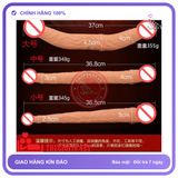 Dương Vật 2 Đầu không Rung chính hãng - silicone cao cấp, chất liệu an toàn cho da, dễ vệ sinh - giao hàng che tên kín đáo
