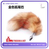 Đuôi Cáo Dài Đủ Màu chính hãng - silicone mềm mại, chất liệu an toàn cho da, dễ vệ sinh - giao hàng che tên kín đáo