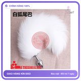 Đuôi Cáo Dài Đủ Màu chính hãng - silicone mềm mại, chất liệu an toàn cho da, dễ vệ sinh - giao hàng che tên kín đáo