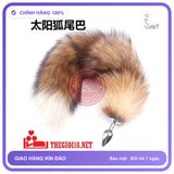 Đuôi Cáo Dài Đủ Màu chính hãng - silicone mềm mại, chất liệu an toàn cho da, dễ vệ sinh - giao hàng che tên kín đáo