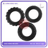 Bộ 3 Vòng Titan (Baile) chính hãng - silicone y tế, chất liệu an toàn cho da, dễ vệ sinh - giao hàng che tên kín đáo