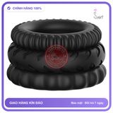 Bộ 3 Vòng Titan (Baile) chính hãng - silicone y tế, chất liệu an toàn cho da, dễ vệ sinh - giao hàng che tên kín đáo