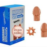 Bộ 2 đôn khúc đầu và 1 vòng silicon cho nam Endurance Sets [Mã CK-SP962136-04]