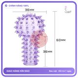 Bao Đôn Ngón Tay chính hãng - có gai nổi, ôm sát cảm giác thật, chất liệu latex an toàn - giao hàng che tên kín đáo