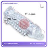 Bao Đôn Đầu Rồng Rung chính hãng - ôm sát cảm giác thật, chất liệu latex an toàn, hàng nhập khẩu - giao hàng che tên kín đáo
