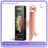 Bao Đôn Niu Niu Rung Đủ Màu chính hãng - có gai nổi, ôm sát cảm giác thật, chất liệu latex an toàn - giao hàng che tên kín đáo