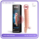 Bao Đôn Niu Niu Rung Đủ Màu chính hãng - có gai nổi, ôm sát cảm giác thật, chất liệu latex an toàn - giao hàng che tên kín đáo