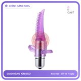 Ngón Tay Lưỡi Rung Tongue Vibrating chính hãng - có gai nổi, ôm sát cảm giác thật, chất liệu latex an toàn - giao hàng che tên kín đáo