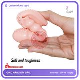 Bao Đôn Ngón Tay Rung Yunman chính hãng - ôm sát cảm giác thật, chất liệu latex an toàn, hàng nhập khẩu - giao hàng che tên kín đáo
