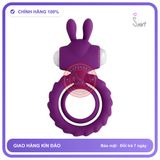 Vòng Rung Tai Thỏ Love Moment chính hãng - silicone mềm mại, chất liệu an toàn cho da, dễ vệ sinh - giao hàng che tên kín đáo
