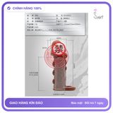 Bao Đôn Brave Man Nâu (Gà Chọi) chính hãng - ôm sát cảm giác thật, chất liệu latex an toàn, hàng nhập khẩu - giao hàng che tên kín đáo