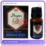 Thuốc Kd Nữ Dạng Nước Super D 10ml chính hãng - chất liệu an toàn cho da, dễ vệ sinh, êm ái khi dùng - giao hàng che tên kín đáo