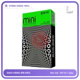 Bao Cao Su Mini Xanh Hộp 10 Cái ( chính hãng - siêu mỏng, có gai nổi, ôm sát cảm giác thật - giao hàng che tên kín đáo