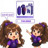 Trứng rung đa năng Pretty Love Orhus-Youth Remote chính hãng - 12 chế độ rung, điều khiển từ xa, silicone mềm - giao hàng che tên kín đáo