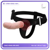 Dương vật giả có dây đeo Baile Ultra Passionate Harness rỗng chính hãng - điều khiển từ xa, chất liệu an toàn cho da, dễ vệ sinh - giao hàng che tên kín đáo