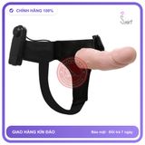 Dương vật giả có dây đeo Baile Ultra Passionate Harness rỗng chính hãng - điều khiển từ xa, chất liệu an toàn cho da, dễ vệ sinh - giao hàng che tên kín đáo