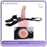 Dương vật giả có dây đeo Baile Ultra Passionate Harness rỗng chính hãng - điều khiển từ xa, chất liệu an toàn cho da, dễ vệ sinh - giao hàng che tên kín đáo