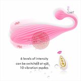 Trứng rung cá voi điều khiển từ xa Luminous 10 chế độ chính hãng - 10 chế độ rung, sạc usb, chống nước - giao hàng che tên kín đáo