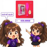 Trứng rung cá voi điều khiển từ xa Luminous 10 chế độ chính hãng - 10 chế độ rung, sạc usb, chống nước - giao hàng che tên kín đáo