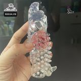 Bao cao su đôn dên rung đầu rồng chính hãng - hộp 1 cái, ôm sát cảm giác thật, chất liệu latex an toàn - giao hàng che tên kín đáo