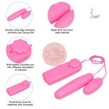 Trứng rung tình yêu 2 đầu chính hãng - sạc USB, chất liệu an toàn cho da, dễ vệ sinh - giao hàng che tên kín đáo