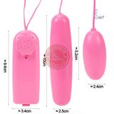Trứng rung tình yêu 2 đầu chính hãng - sạc USB, chất liệu an toàn cho da, dễ vệ sinh - giao hàng che tên kín đáo