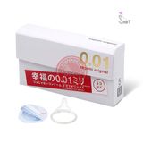 Bao cao su Sagami Original 0.01 siêu mỏng nhất thế giới chính hãng - siêu mỏng 0.01mm, ôm sát cảm giác thật, chất liệu latex an toàn - giao hàng che tên kín đáo