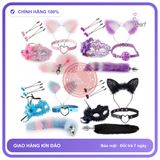Bộ Hoá Trang Thành Cáo Đủ Màu chính hãng - chất liệu an toàn cho da, dễ vệ sinh, êm ái khi dùng - giao hàng che tên kín đáo