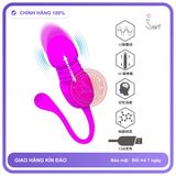 Trứng Rung Prettylove Callie Thụt điều khiển Từ Xa chính hãng - 12 chế độ rung, sạc USB, silicone y tế - giao hàng che tên kín hàng có sẵn