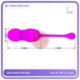 Trứng Rung Prettylove Callie Thụt điều khiển Từ Xa chính hãng - 12 chế độ rung, sạc USB, silicone y tế - giao hàng che tên kín hàng có sẵn